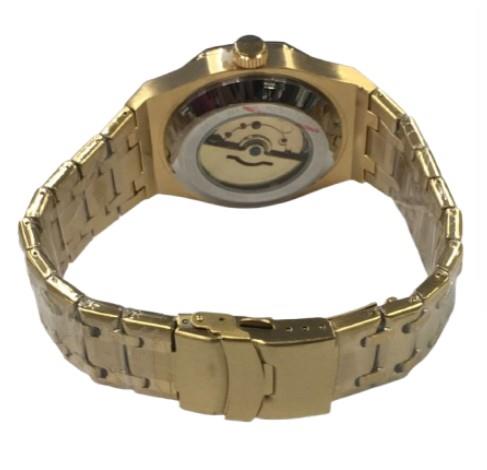 Christyan Arden Mens Fashion Octagon Dated Dial Analogue Bracelet Strap Watch Available Multi Color (NY London)