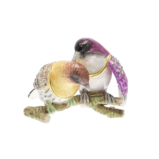 Treasured Trinkets - Pair of Violet Starlings