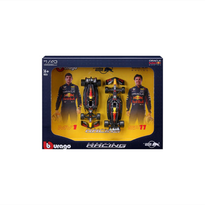 F1 RED BULL RACING RB20 2024 TWO PACK VERSTAPPEN AND PEREZ 1:43