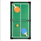 Power Play 4-In-1 Stand Up Games Table 27 Inch - Dark Brown