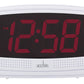 Acctim Vian Bright LED Digital Cresndo Alarm Clock Red 14722