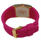 Clasico Ladies Water Resistant Bling Big Square Dial Rubber Strap WatcH  Available Multiple colour