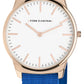 Tom Carter Basic Coral 45mm Nylon Strap Watch Available Multiple Colour - CLEARANCE NEEDS RE-BATTERY