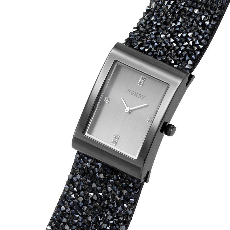 Sekonda Seksy Rocks® Ladies Watch Grey Case & Leather Strap with Grey Dial 2654