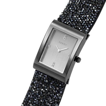 Sekonda Seksy Rocks® Ladies Watch Grey Case & Leather Strap with Grey Dial 2654