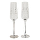 Amore Straight Flutes Set of 2 - 25th Anniversary (MINIMUM ORDER QUANTITY 2)