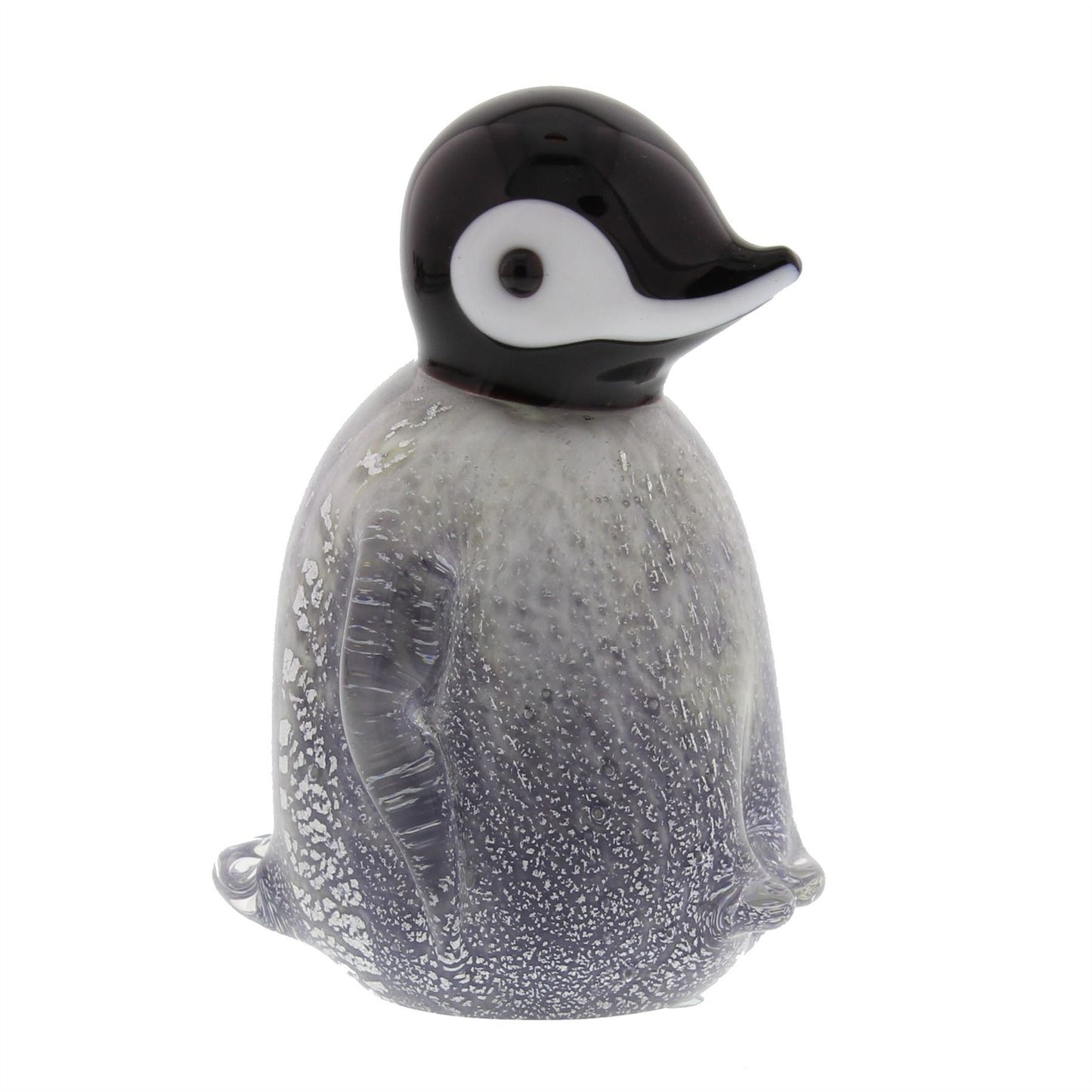 Objets d'art Glass Figurine Penguin Chick