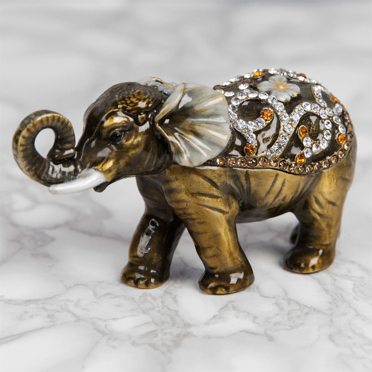 Treasured Trinkets - Elephant curled Trunk