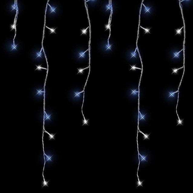 Christmas Workshop 480 LED Icicle Chaser Lights -Blue & White (Carton of 6)