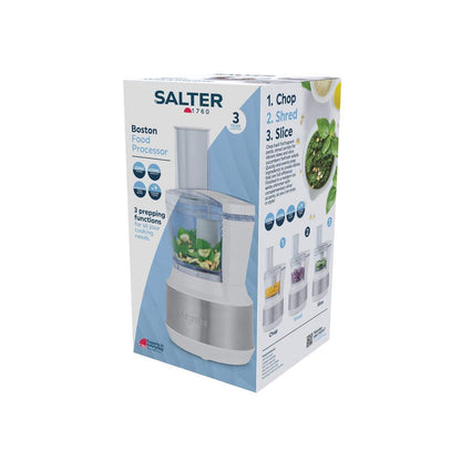 Salter Boston 3 in 1 Food Processor - White