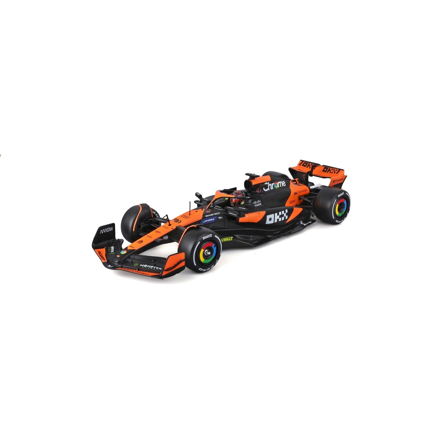 F1 MCLAREN MCL38 2024 WITH HELMET PIASTRI 1:24