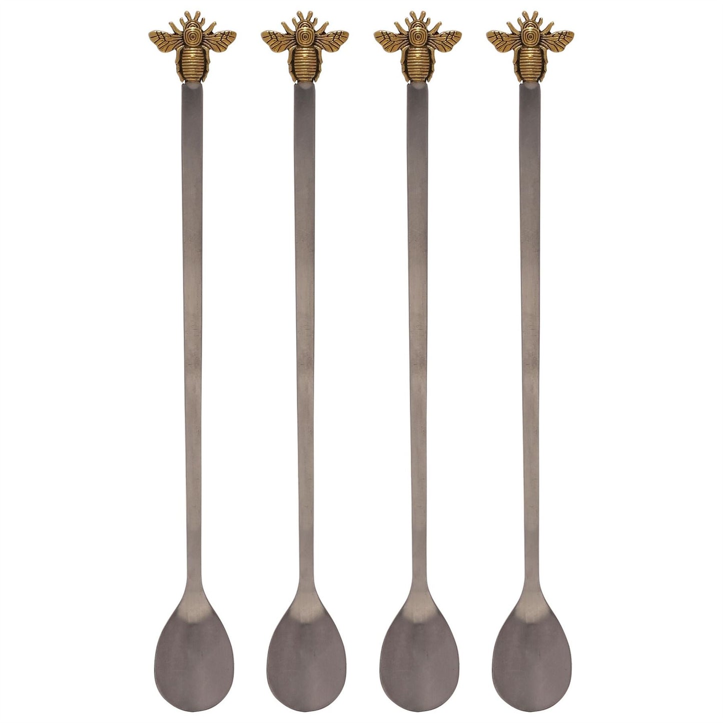 Hestia Set of 4 Long Mixing Spoons Bee