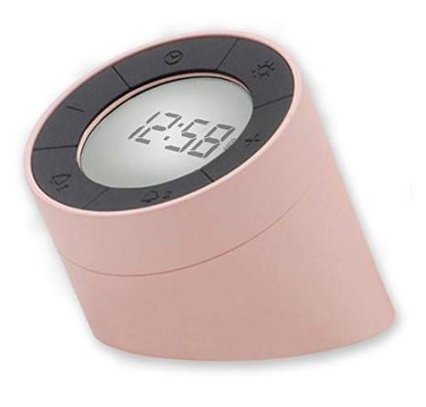 Acctim Jowie Dual Digital Alarm Clock/Nightlight Superbrite with Light Touch Sensor Available Multi Colour
