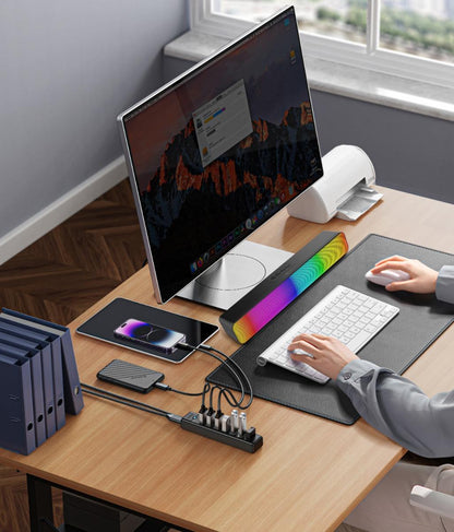 WYEWAVE RGB Light Deep Bass Wireless Portable Gaming Speaker