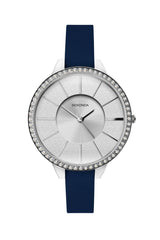 Sekonda Ladies Editions Watch with Silver Dial and Blue Strap Watch 40004