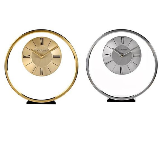 Widdop Round Mantel Clock W2937 Available Multiple Colour