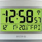 Acctim Status Radio Controlled Digital Smartlite Wall/Desk Clock, Silver 74057SL