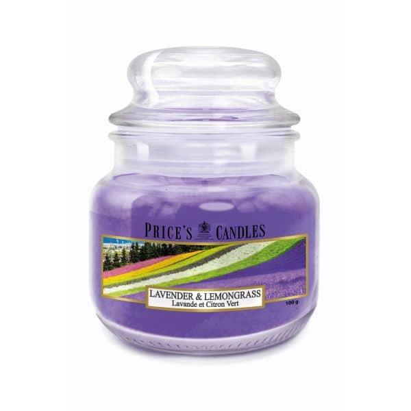 Price's Small Jar Candle – Lavender & Lemongrass