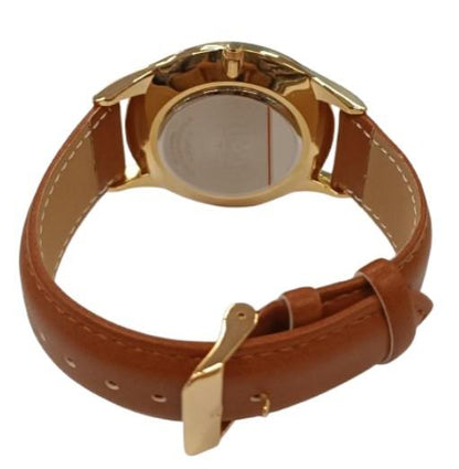 Limit Mens Fashion Dated Black Dial Brown Leather Straps  Watch 5797