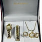 Paul Salatini Ladies Bling Barcelet Watch Gift Sets 8085 Available Multiple Colour