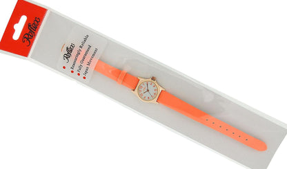 Reflex Girls Ladies White Dial Leather Strap Available Multiple Colour Strap Watch  Models May Vary - CLEARANCE NEEDS RE-BATTERY