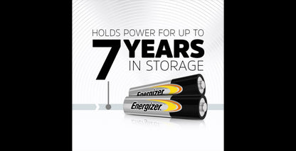 Energizer Alkaline AAA Batteries - Pack of 24