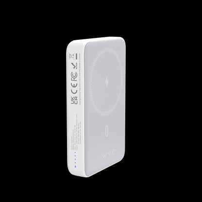 Wye Magnetic Wireless Power Bank White
