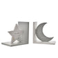 Bambino Bookends Star & Moon - Love You