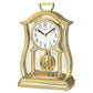 Rhythm Gold Pendulum & Acrylic Decoration Mantel Clock