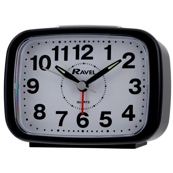 Ravel Rectangular Quartz Alarm Clock RC008