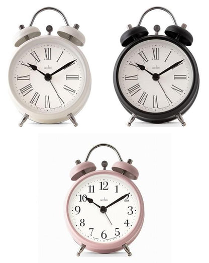 Acctim Shefford 12cm Double Bell Alarm Clock 1638 Available Multi Colour