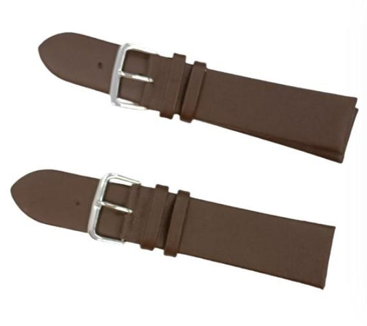 Genuine Dark Brown Leather Watch Straps Available Sizes 20mm-22mm