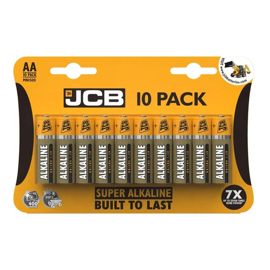 JCB AA Super Alkaline 10 PACK - Pack of 10
