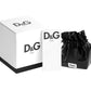 D&G Watch Box Black & White Square with Pouch