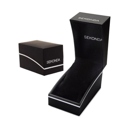 Sekonda Mens Fashion Dated White Dial with Stainless Steel Bracelet watch 1169