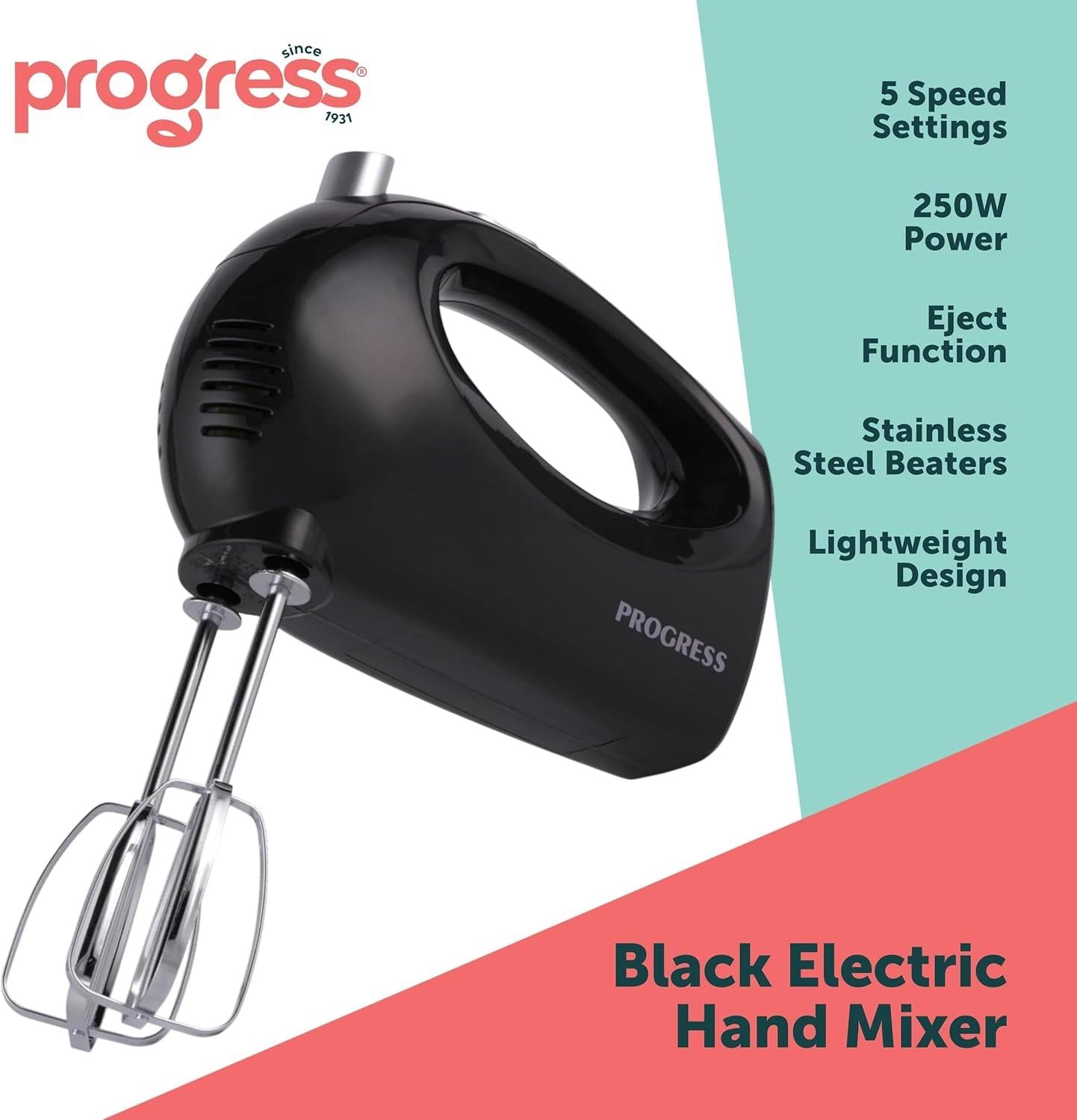 Progress Electric Hand Mixer 250W