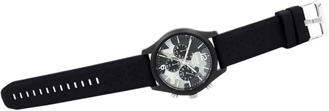 Lorus Mens Sports Chronograph Dated Grey Dial Black Rubber Strap Watch RT397HX9 BRAND NEW BUT NEEDS BATTERY