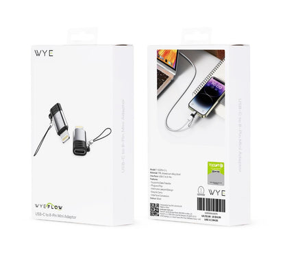 WYEFLOW 8-Pin to USB-C Mini Adaptor