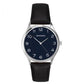 Sekonda Mens Basic Blue Dial & Black Leather Strap Watch 1852