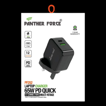 Panther Force 65W Type-C Fast Laptop Charger
