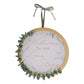 Love Story Round Wreath Plaque with Eucalyptus 23cms