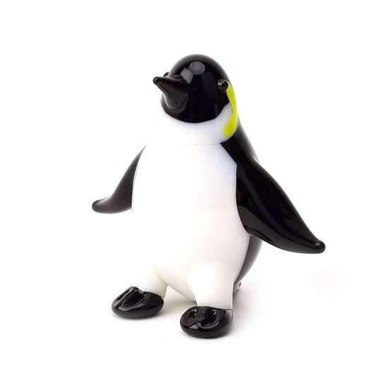 Objets D'art Miniature Glass Figurine - Penguin