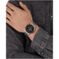 Lorus Mens Urban Chronograph Dated Black Dial Stainless Steel Bracelet Watch RM395GX9