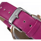Mark Maddox Ladies Fashion Quartz Pink & Rosegold Tone Dial with Pink Leather Strap Watch - CLEARANCE NEEDS RE-BATTERY