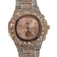 NY LONDON GENTS BLING WATCH PI-7644 Available Multiple Colour