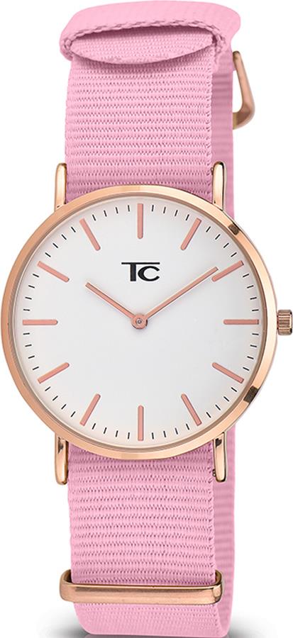 Tom Carter Basic Mens Ladies Coral 45mm Nylon Strap Watch Available Multiple Colour - CLEARANCE NEEDS RE-BATTERY