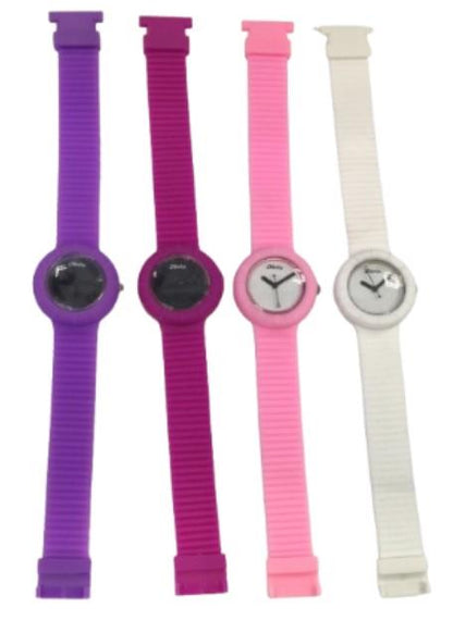 Olivia Ladies Girls Analogue Fashion Dial Rubber Strap Watch TOC - CLEARANCE NEEDS RE-BATTERY