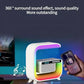 G3 LED Lamp Bluetooth Speaker With Clock Display 15W Wireless Charging
