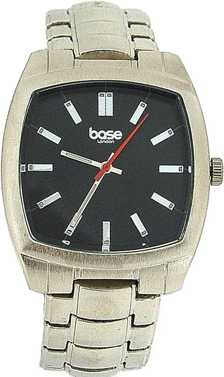 Base London Mens Black Dial With Stainless Steel Strap Watch DQ94.00BL - CLEARANCE NEEDS RE-BATTERY