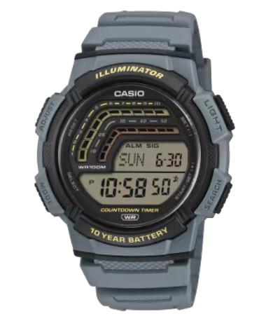 Casio Mens multifunctional Digital Sport Runner Rubber strap Watch Available Multiple Colour